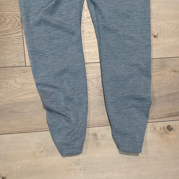 Nike Yoga Ruched High Waisted Ankle Blue Leggings - Picture 7 of 10